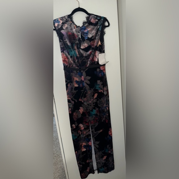 ASOS Dresses & Skirts - ASOS Black Maxi Dress with Multicolor Floral Print
